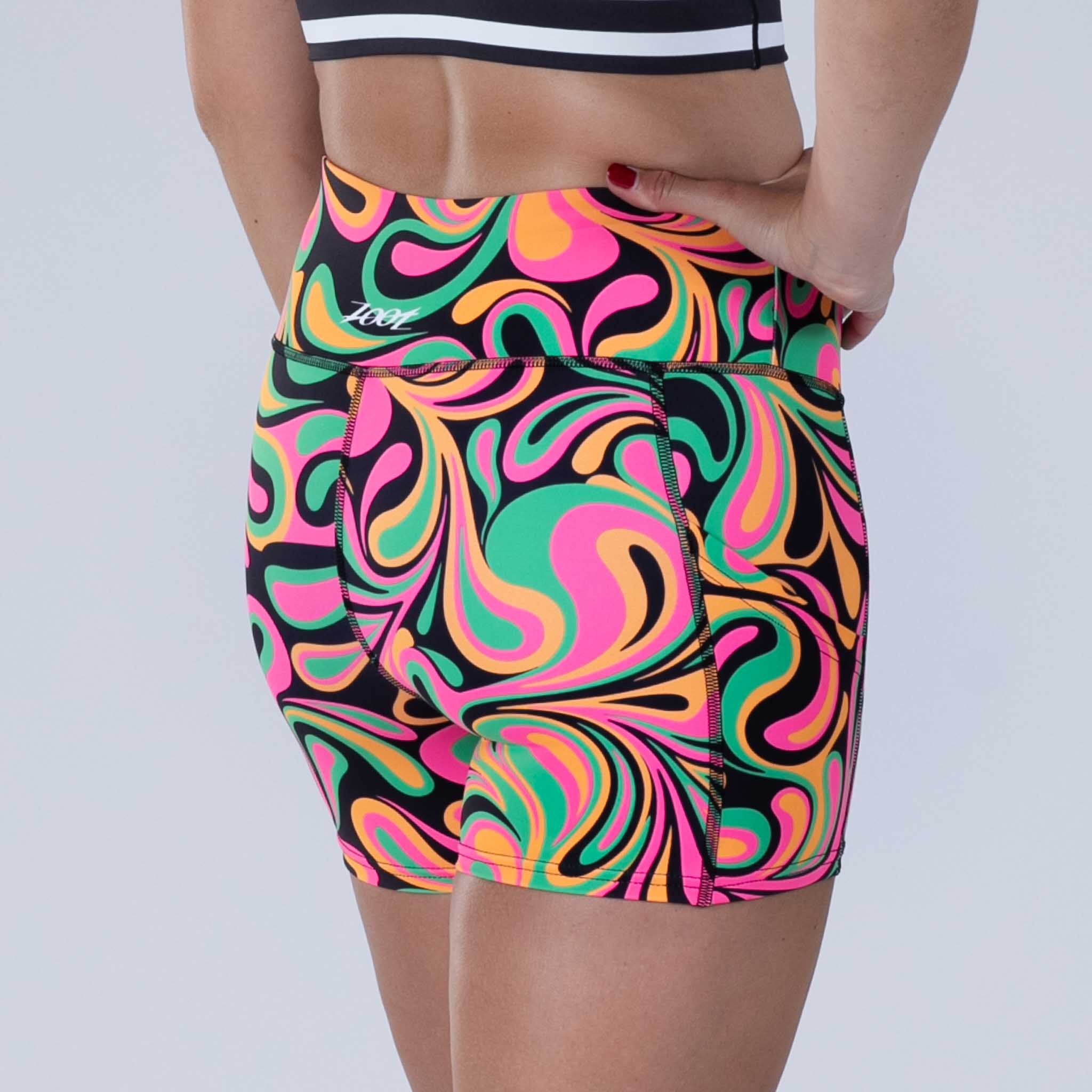 Zoot Sports RUN BOTTOMS Womens LTD Run Pulse Short - Fab
