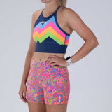 Zoot Sports RUN BOTTOMS Women's Ltd Run Pulse Short - Salty Groove