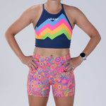 Zoot Sports RUN BOTTOMS Women's Ltd Run Pulse Short - Salty Groove