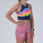 Zoot Sports RUN BOTTOMS Women's Ltd Run Pulse Short - Salty Groove