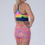 Zoot Sports RUN BOTTOMS Women's Ltd Run Pulse Short - Salty Groove