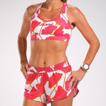 Zoot Sports Run Bottoms Womens LTD Run 3" Classic Short - Blooms