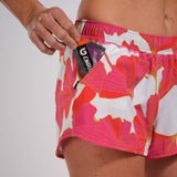Zoot Sports Run Bottoms Womens LTD Run 3" Classic Short - Blooms