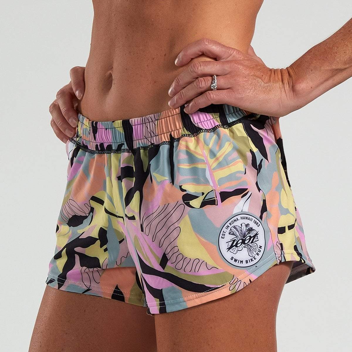 Zoot Sports Run Bottoms Womens LTD Run 3" Classic Short - Mahalo