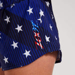Zoot Sports RUN BOTTOMS WOMENS LTD RUN 3" CLASSIC SHORT - STARS & STRIPES