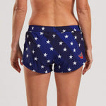 Zoot Sports RUN BOTTOMS WOMENS LTD RUN 3" CLASSIC SHORT - STARS & STRIPES