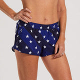 Zoot Sports RUN BOTTOMS WOMENS LTD RUN 3" CLASSIC SHORT - STARS & STRIPES
