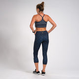 Zoot Sports Run Bottoms Womens LTD Run Pulse Capri - Anchors Away