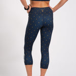 Zoot Sports Run Bottoms Womens LTD Run Pulse Capri - Anchors Away