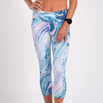 Zoot Sports Run Bottoms Womens LTD Run Pulse Capri - Dreamcatcher