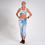Zoot Sports Run Bottoms Womens LTD Run Pulse Capri - Dreamcatcher