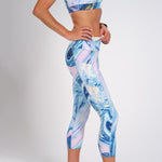 Zoot Sports Run Bottoms Womens LTD Run Pulse Capri - Dreamcatcher