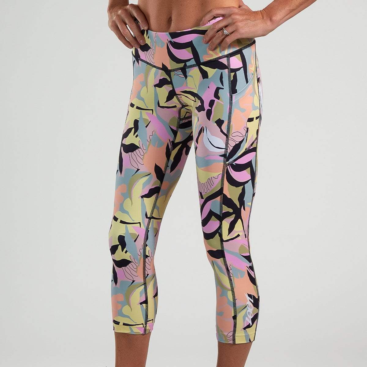 Zoot Sports Run Bottoms Womens LTD Run Pulse Capri - Mahalo