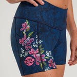 Zoot Sports RUN BOTTOMS WOMENS LTD RUN PULSE SHORT - BLUE ROAR