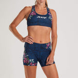 Zoot Sports RUN BOTTOMS WOMENS LTD RUN PULSE SHORT - BLUE ROAR