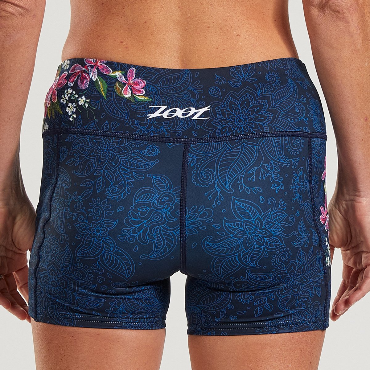 Zoot Sports RUN BOTTOMS WOMENS LTD RUN PULSE SHORT - BLUE ROAR