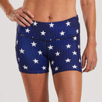 Zoot Sports Womens LTD Run Pulse Short - Stars & Stripes