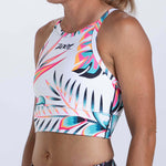 Zoot Sports RUN CROP Womens LTD Run Crop - Koa Tropical