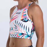 Zoot Sports RUN CROP Womens LTD Run Crop - Koa Tropical