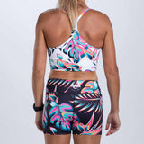 Zoot Sports RUN CROP Womens LTD Run Crop - Koa Tropical