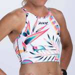 Zoot Sports RUN CROP Womens LTD Run Crop - Koa Tropical