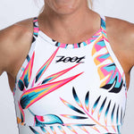 Zoot Sports RUN CROP Womens LTD Run Crop - Koa Tropical