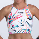 Zoot Sports RUN CROP Womens LTD Run Crop - Koa Tropical