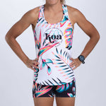 Zoot Sports RUN SINGLET Womens LTD Run Singlet - Koa Tropical