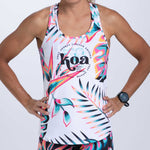 Zoot Sports RUN SINGLET Womens LTD Run Singlet - Koa Tropical