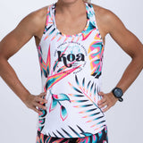 Zoot Sports RUN SINGLET Womens LTD Run Singlet - Koa Tropical
