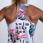 Zoot Sports RUN SINGLET Womens LTD Run Singlet - Koa Tropical