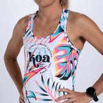 Zoot Sports RUN SINGLET Womens LTD Run Singlet - Koa Tropical