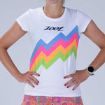 Zoot Sports RUN TEE Women's Ltd Run Tee - Salty Groove