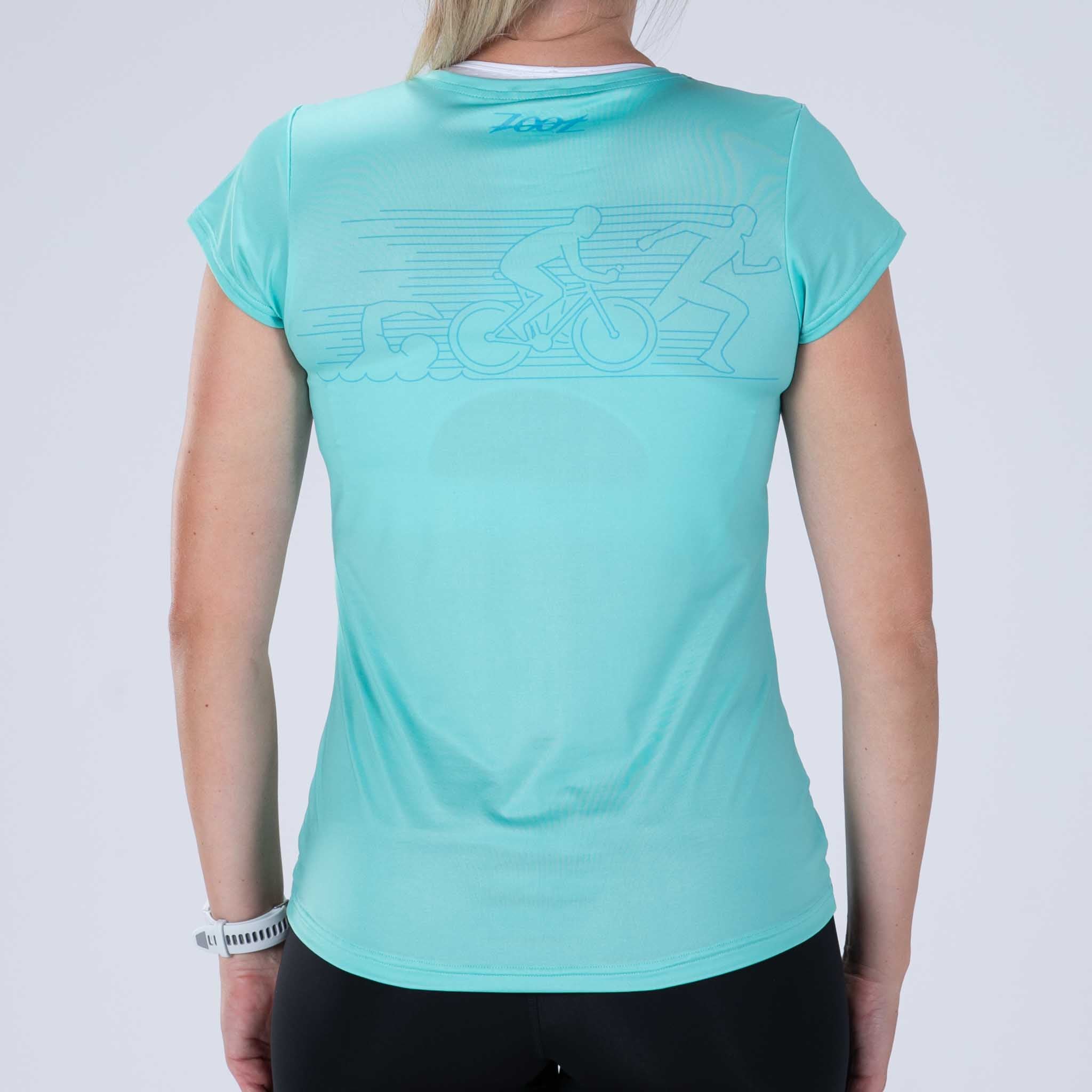 Zoot Sports RUN TEE Womens LTD Run Tee - Triple Threat