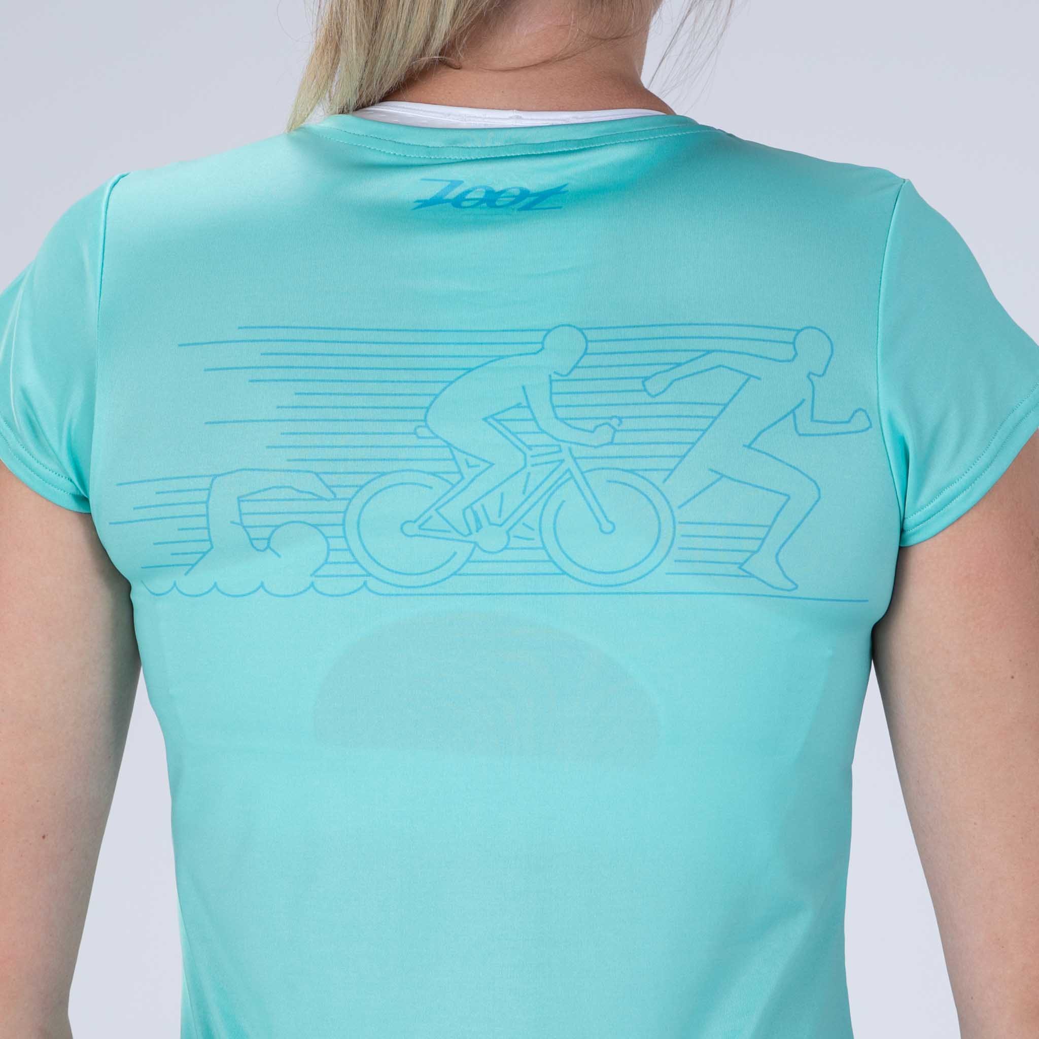 Zoot Sports RUN TEE Womens LTD Run Tee - Triple Threat