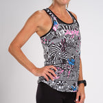 Zoot Sports Run Tops Womens LTD Run Singlet - American Rebel
