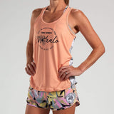 Zoot Sports Run Tops Womens LTD Run Singlet - Coral Mahalo