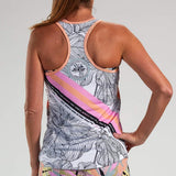 Zoot Sports Run Tops Womens LTD Run Singlet - Coral Mahalo