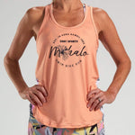 Zoot Sports Womens LTD Run Singlet - Coral Mahalo