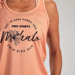 Zoot Sports Run Tops Womens LTD Run Singlet - Coral Mahalo
