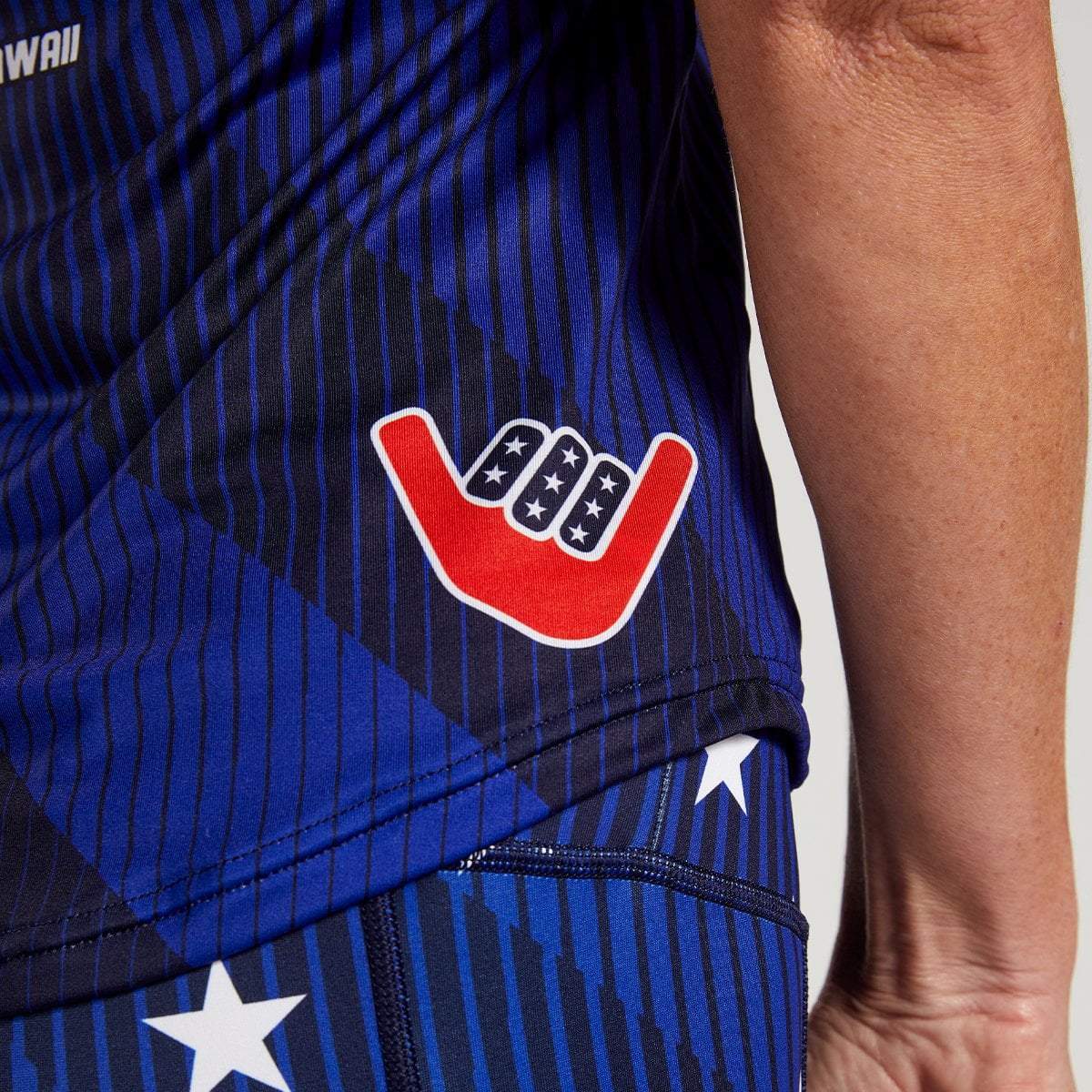 Zoot Sports RUN TOPS WOMENS LTD RUN SINGLET - STARS & STRIPES