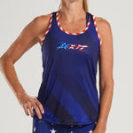 Zoot Sports Womens LTD Run Singlet - Stars & Stripes