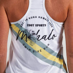 Zoot Sports Run Tops Womens LTD Run Singlet - White Mahalo