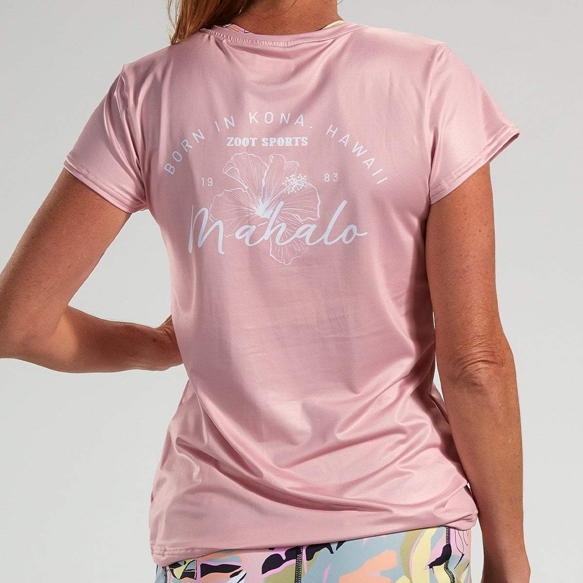 Zoot Sports Run Tops Womens LTD Run Tee - Pink Mahalo