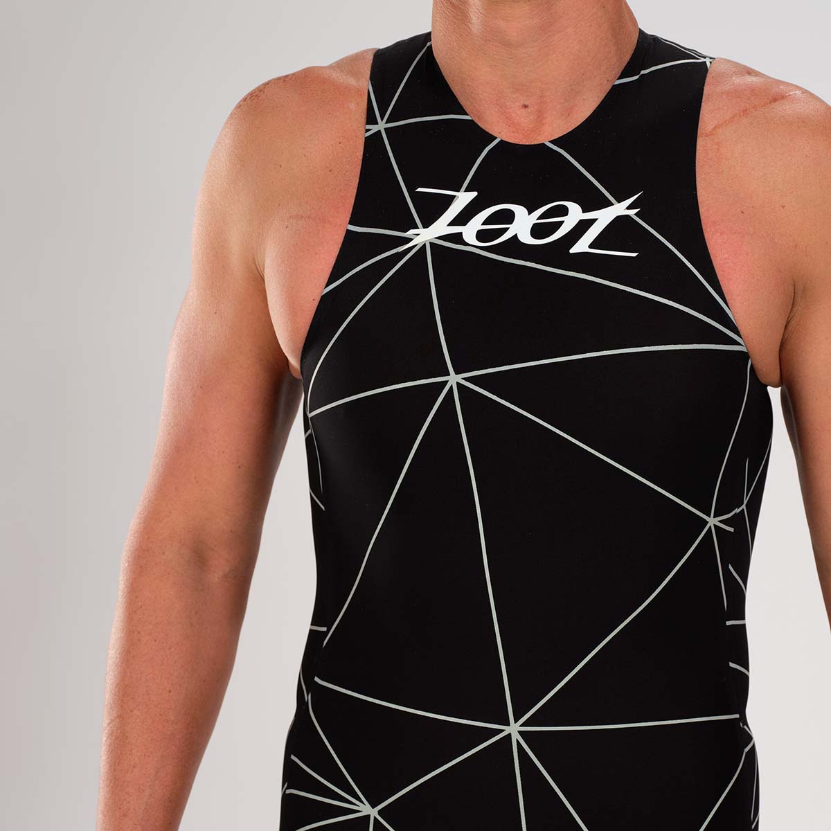 Zoot Sports Swimskin Mens Wikiwiki Speedzoot - Black/Silver