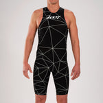 Zoot Sports Swimskin Mens Wikiwiki Speedzoot - Black/Silver