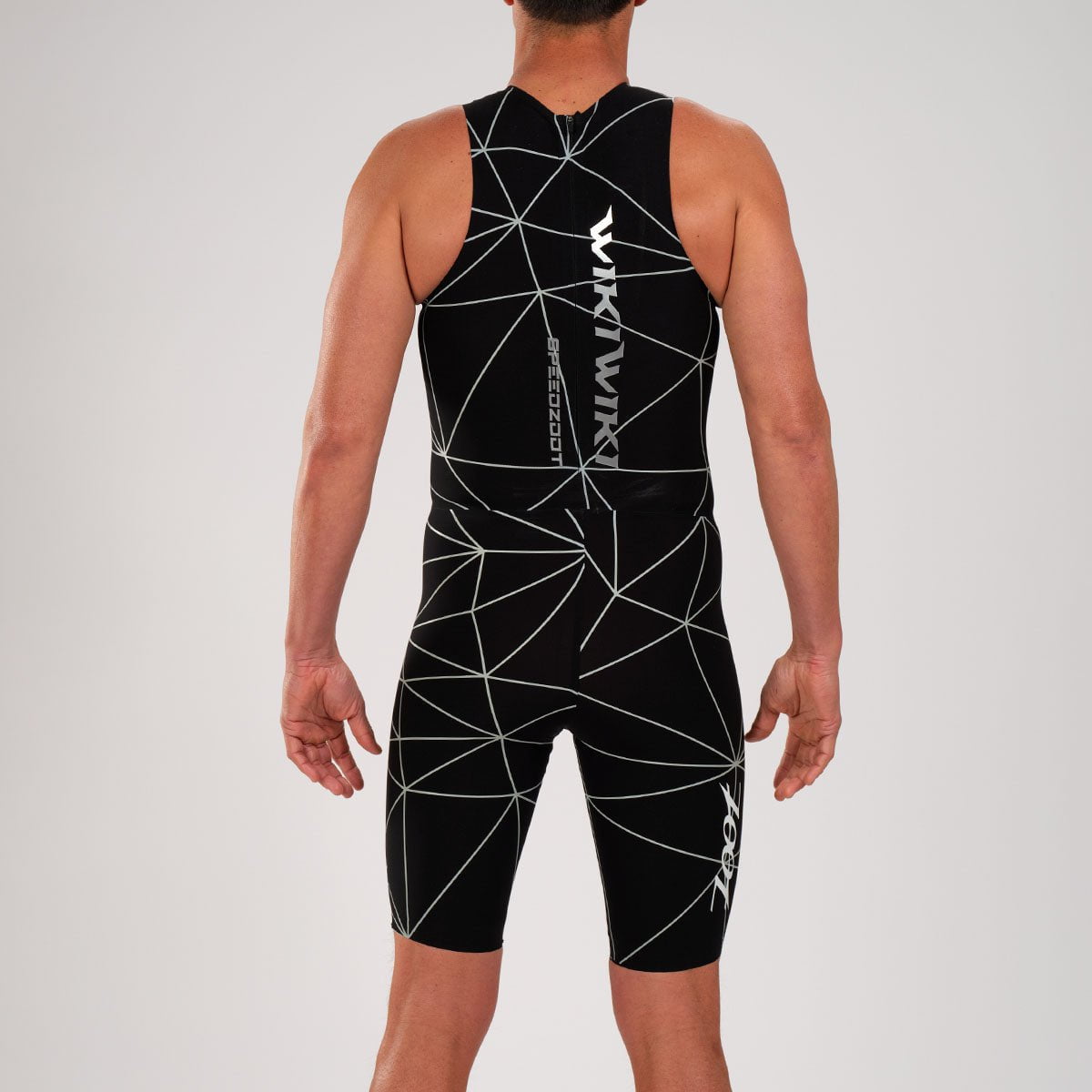 Zoot Sports Swimskin Mens Wikiwiki Speedzoot - Black/Silver