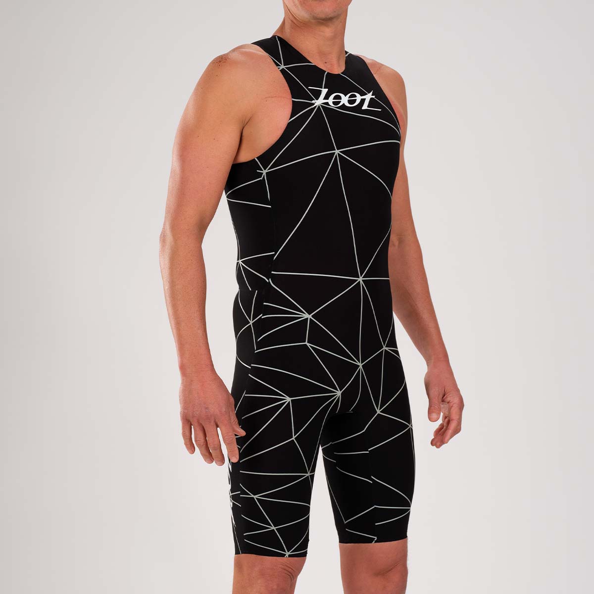 Zoot Sports Swimskin Mens Wikiwiki Speedzoot - Black/Silver