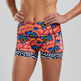 Zoot Sports Womens LTD Triathlon 4 Inch Short - Tri Love