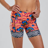 Zoot Sports Womens LTD Triathlon 6 Inch Short - Tri Love